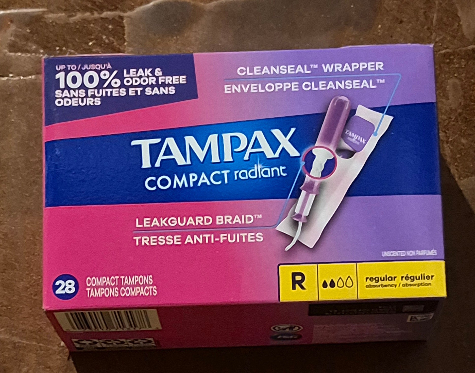 Tampax Compact Radiant Regular Tampons