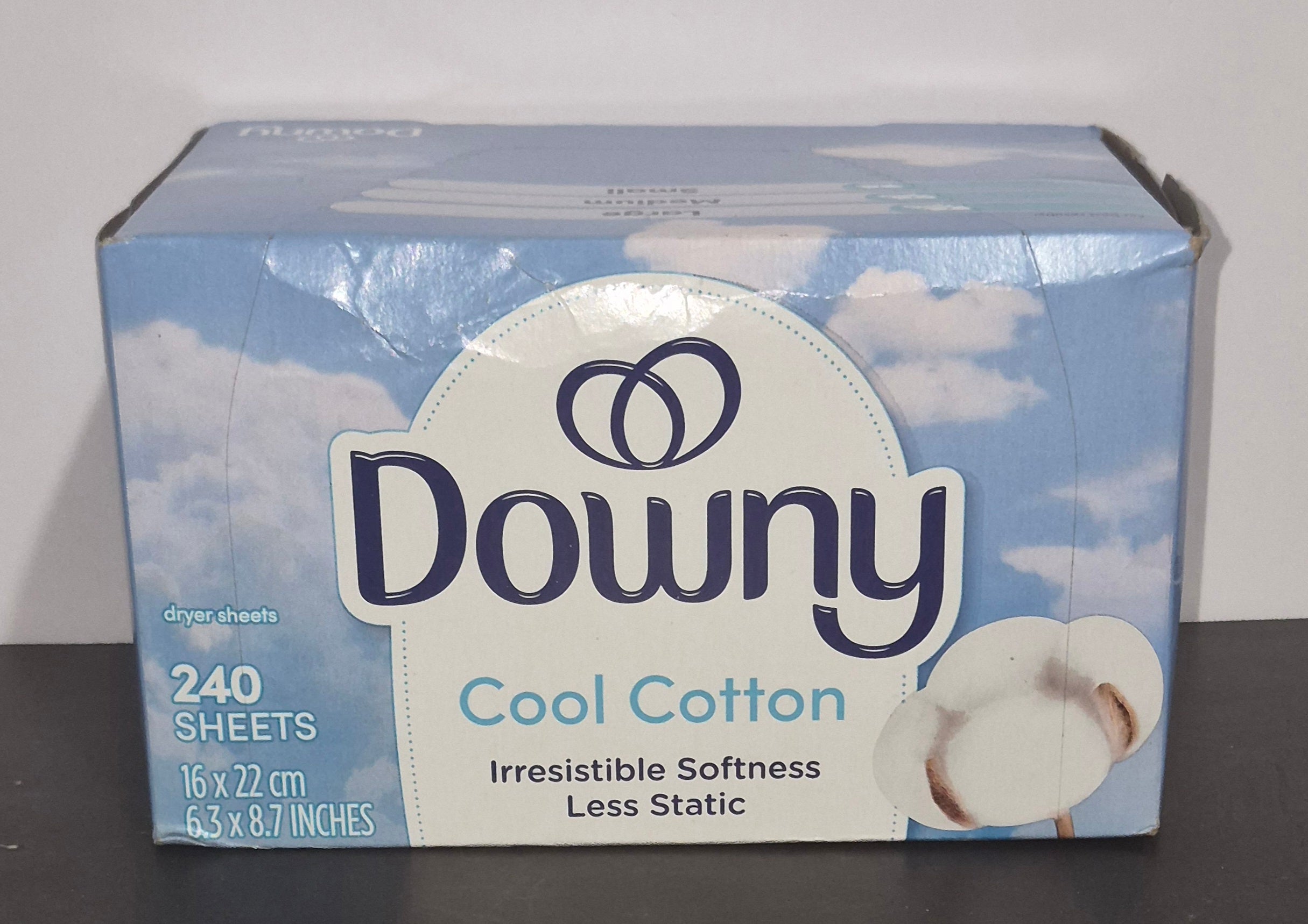 Downy cool cotton dryer sheets 240ct