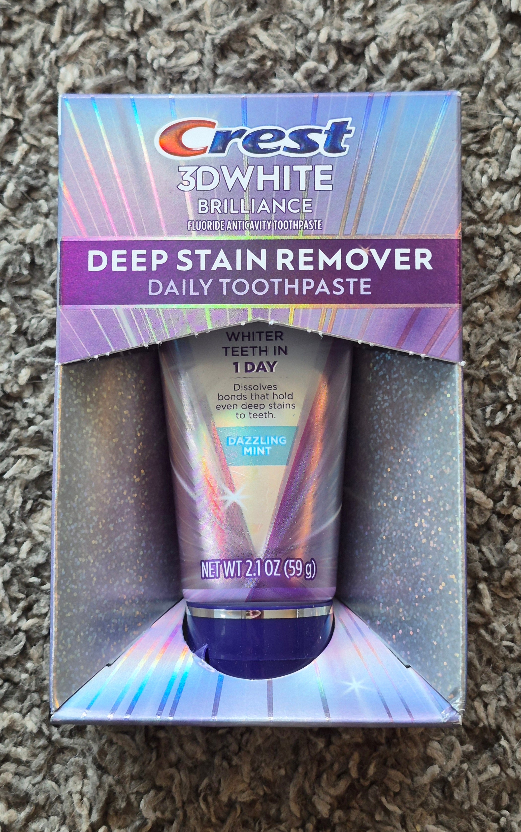 Crest 3D White Brilliance Deep Stain Remover Toothpaste 2.1oz
