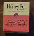 The Honey Pot Organic Cotton Regular Tampons