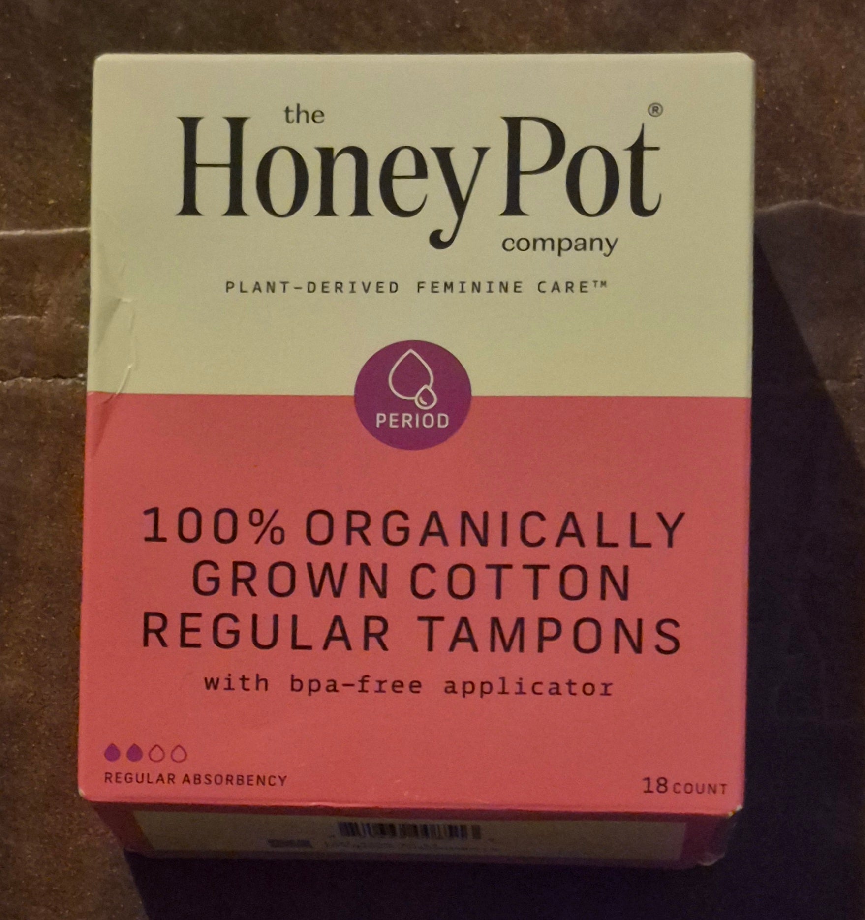 The Honey Pot Organic Cotton Regular Tampons