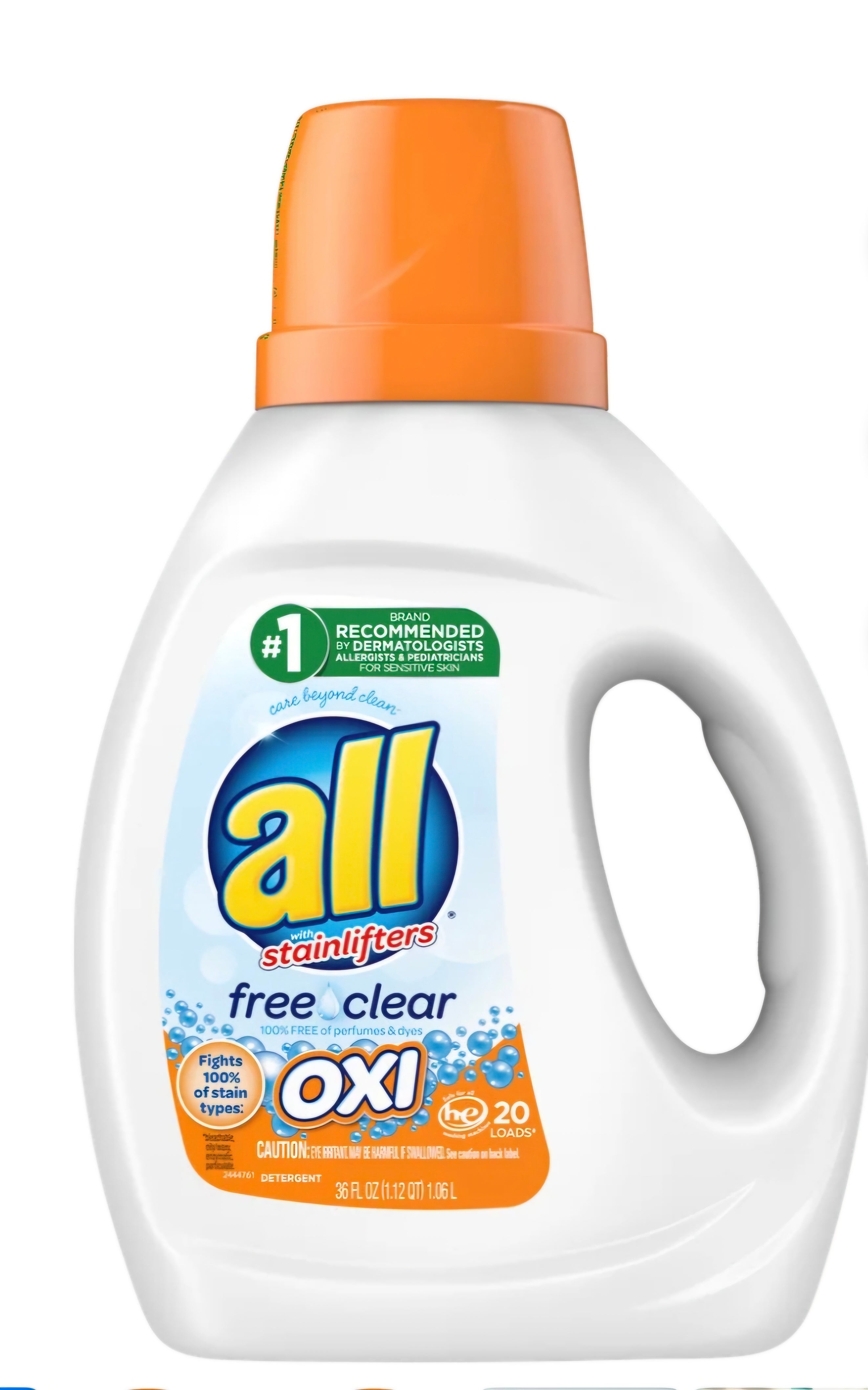 All free and clear advanced oxi 36oz