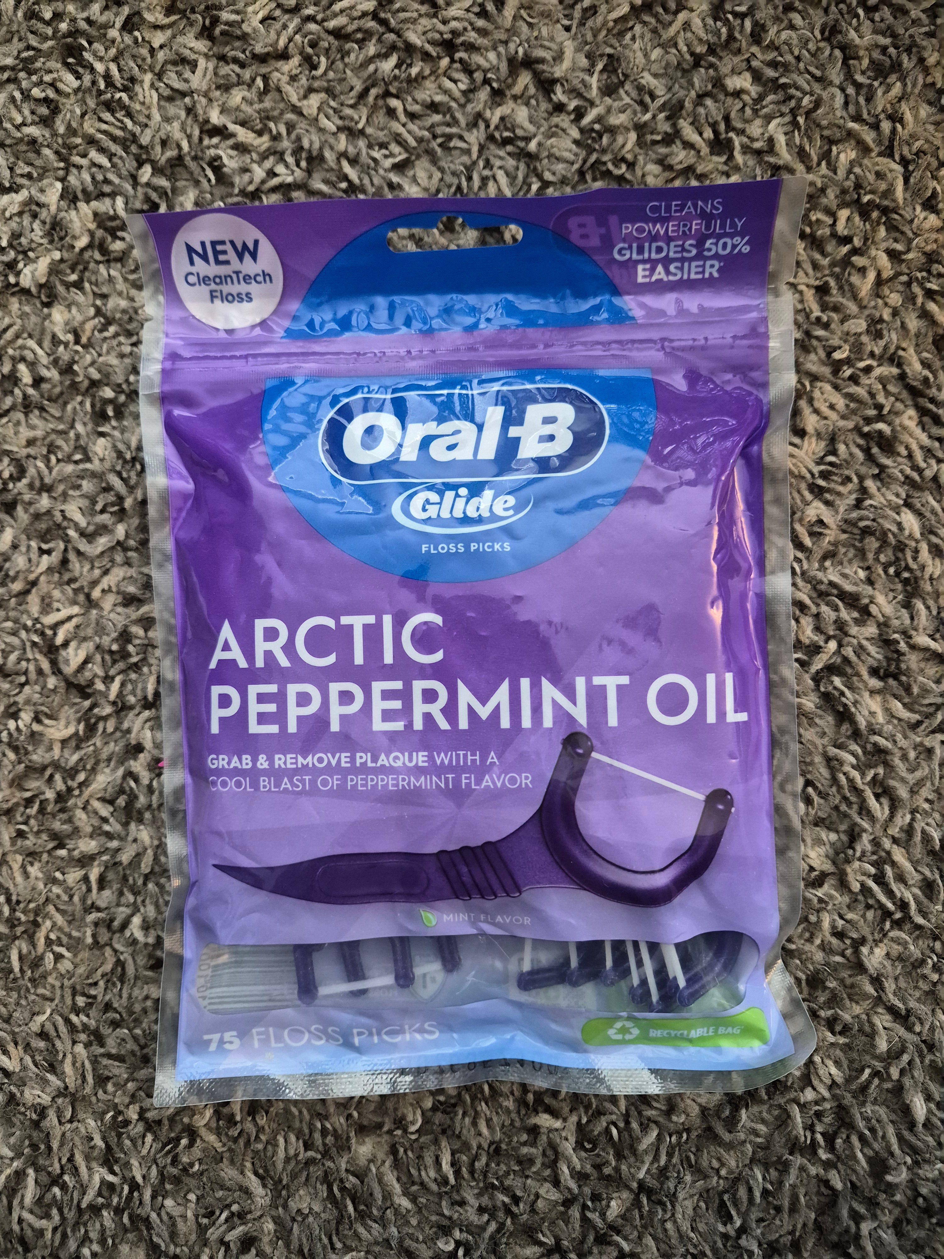 Oral B Glide Artic Peppermint Oil