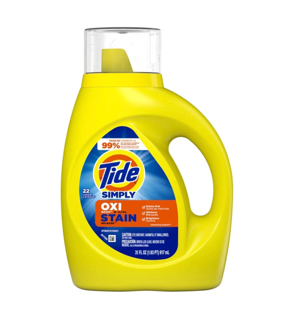 Tide Simply + Oxi Liquid Detergent